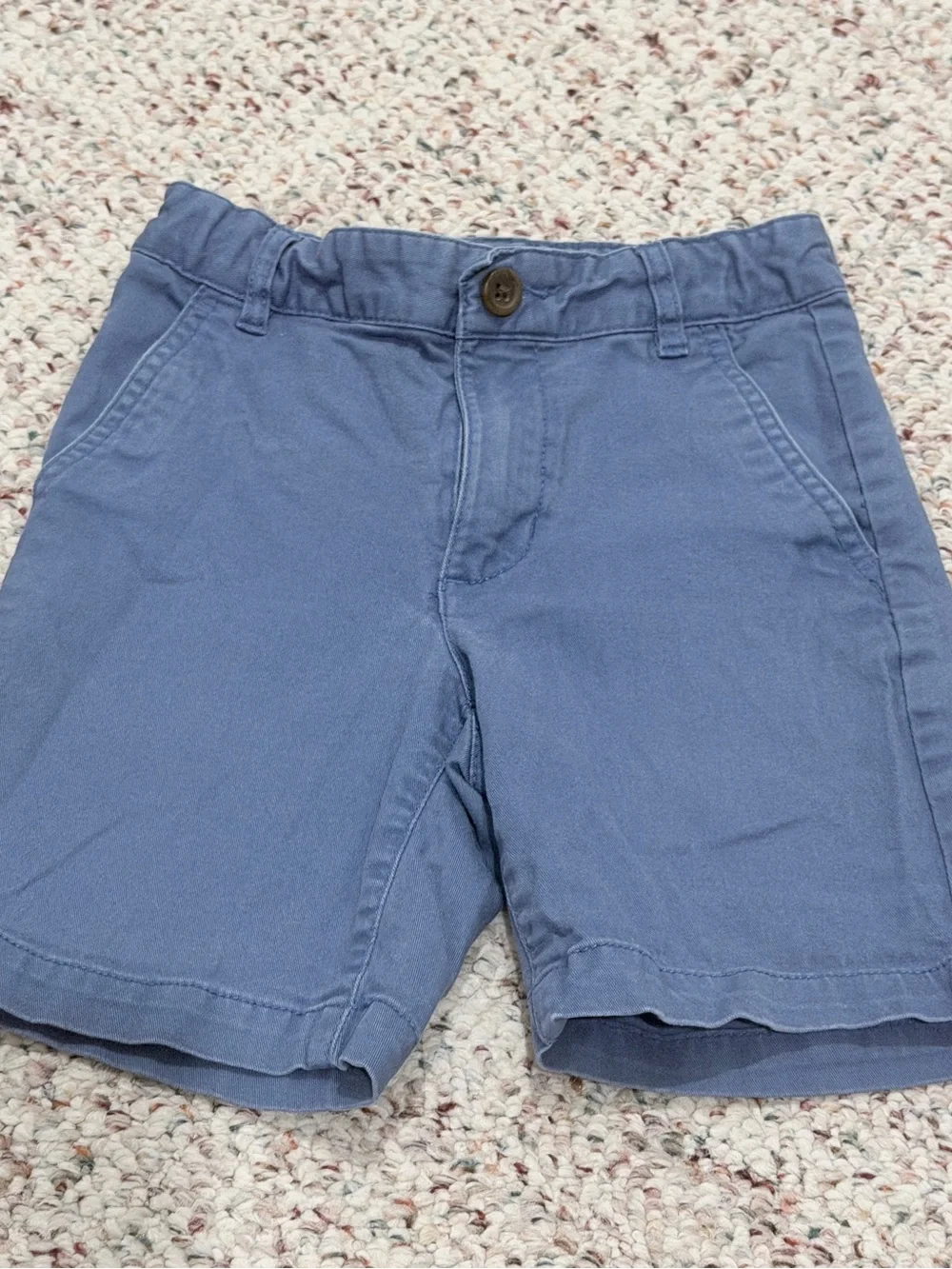 Boy Shorts Lot Uniform 5/6 Old Navy Cat Jack OshKosh -Great Condition Khaki/Blue